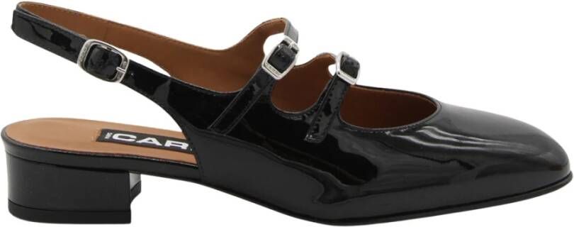 Carel Zwarte Mary Jane Patentleren Schoenen Black Dames