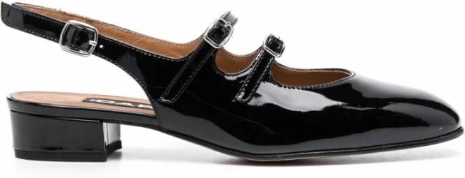 Carel Zwarte Mary Jane Patentleren Schoenen Black Dames