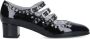 Carel Paris Hoge hakken Shiny Leather Slingback With Studs in zwart - Thumbnail 5