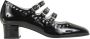 Carel Paris Hoge hakken Shiny Leather Slingback With Studs in zwart - Thumbnail 21