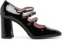 Carel Zwarte Patent Mary Jane Schoenen Black Dames - Thumbnail 5