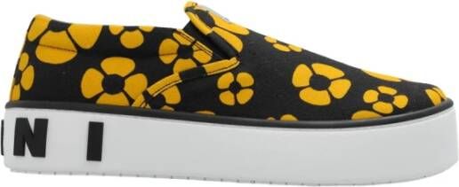 Marni Sneakers met bloemenprint Geel