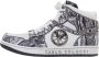 Carlo colucci High-Strick Sneaker Dal Ri Uniek Artistiek Ontwerp Multicolor Unisex - Thumbnail 1