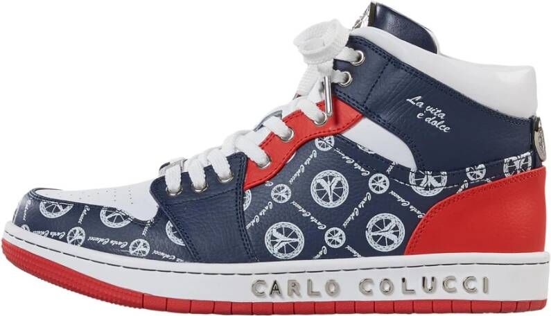 Carlo colucci Unieke High Sneaker Dal Maso Multicolor Unisex
