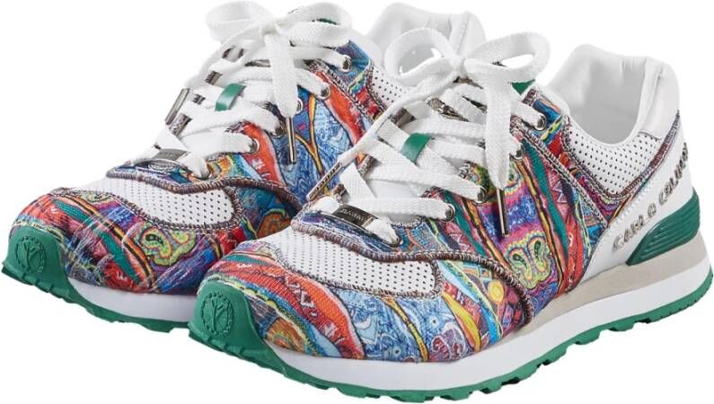 Carlo colucci Unieke Gebreide Sneaker Multicolor Unisex - Foto 2