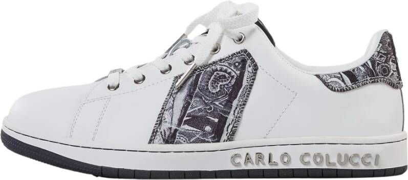 Carlo colucci Unieke Gebreide Sneaker White Unisex