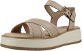 Carmela Sandalen met sleehak 162245c - Beige