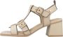 Carmela Elegante High Heel Sandalen Beige Dames - Thumbnail 8