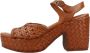 Carmela Elegante High Heel Sandalen Brown Dames - Thumbnail 1