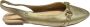 Carmela Leren Ballerina met Accessoire Leren Zool Yellow Dames - Thumbnail 1