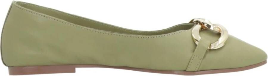 Carmela Stijlvolle Ballerina Schoenen Green Dames