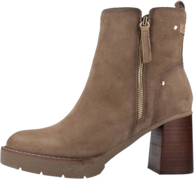 Carmela Stijlvolle Heeled Boots Brown Dames