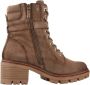 Carmela Stijlvolle Lace-up Laarzen met Gesp Beige Dames - Thumbnail 2