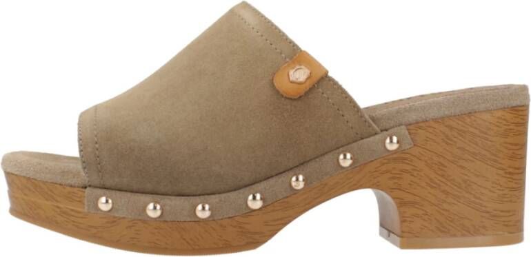 Carmela Stijlvolle Platte Sandalen Brown Dames