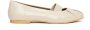 Car s Beige Leren Opvouwbare Ballerina Schoenen - Thumbnail 1