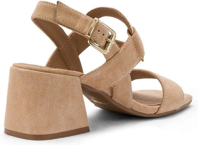 Car s Sandalen met Vierkante Neus en Blokhak