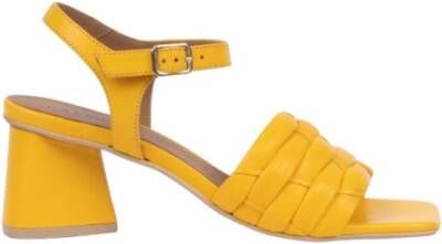 Carmens High Heel Sandals Yellow Dames