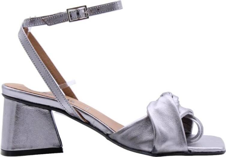 Carmens Elegante High Heel Sandalen Gray Dames - Foto 4