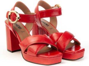 Carmens High Heel Sandals Rood Dames