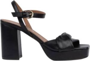 Carmens High Heel Sandals Zwart Dames