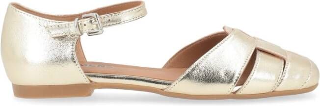 Car s Platina leren ballerina's