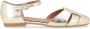 Car s Platina leren ballerina's - Thumbnail 1