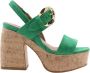 Carmens Sandaals Groen Dames - Thumbnail 2