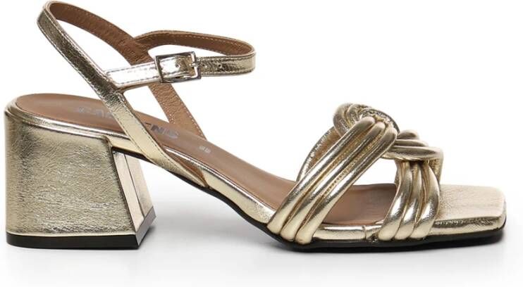 Car s Sandalen met vierkante neus en blokhak