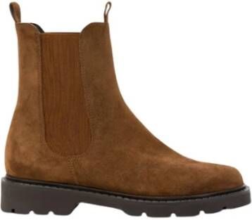 Car s Suède Chelsea Boots Brit Beat Lichtbruin