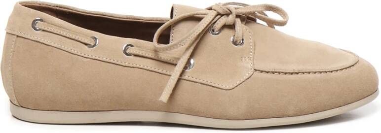Car s Walnoot Suède Platte Schoenen