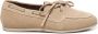 Car s Walnoot Suède Platte Schoenen - Thumbnail 1