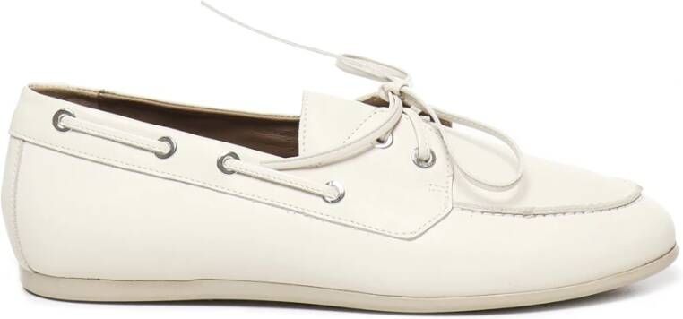 Car s Witte platte schoenen