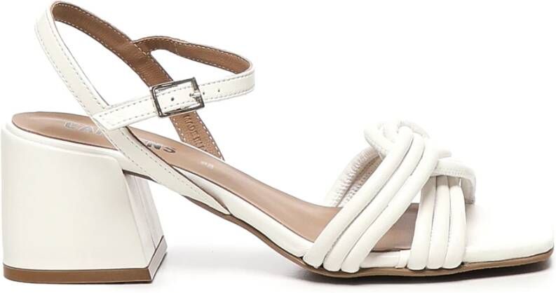 Carmens Witte Sandalen voor Vrouwen