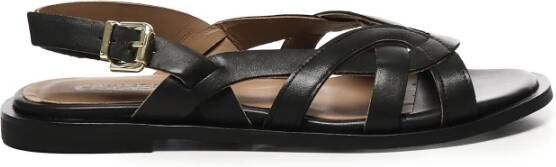 Carmens Zwarte platte schoenen voor vrouwen