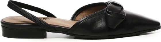 Carmens Zwarte platte schoenen voor vrouwen