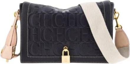 Carolina Herrera Afgesloten Crossbody Tas in Zwart