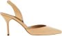 Carolina Herrera Beige Hoge Hakken met Open Hiel Beige Dames - Thumbnail 1