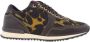 Carolina Herrera Bruine Camouflage Leren Sneakers Multicolor Dames - Thumbnail 1