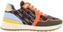 Carolina Herrera Bruine Canvas Sneakers met Chiribitas Multicolor Dames - Thumbnail 1