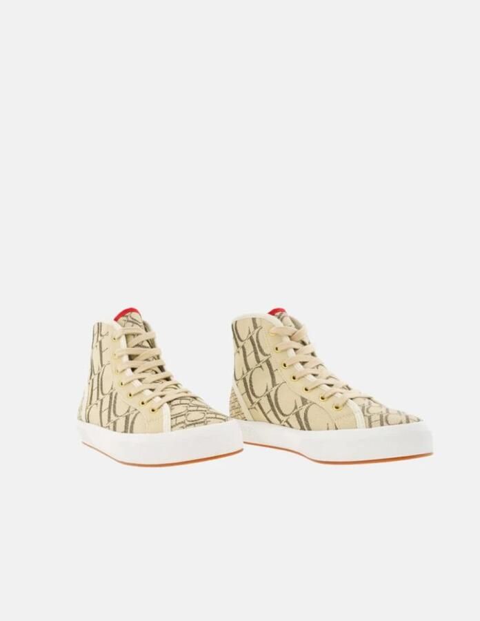 Carolina Herrera Canvas Caracas Platform Sneakers