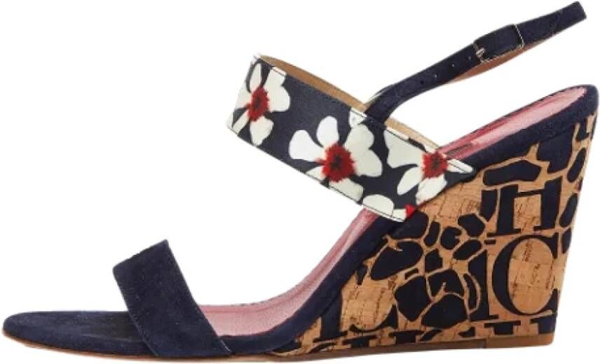 Carolina Herrera Pre-owned Satin sandals Multicolor Dames
