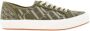 Carolina Herrera Leren Sneakers met Canvas Print - Thumbnail 1