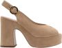 Caroline Biss Stijlvolle Sandaal met Dotje Beige Dames - Thumbnail 2
