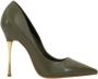 Carrano Groene Elegante Stiletto Hakken Green Dames - Thumbnail 1