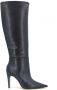 Carrano Leren kniehoge laarzen met 95mm hak Black Dames - Thumbnail 1