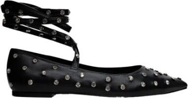 Carrano Zwarte platte schoenen Black Dames