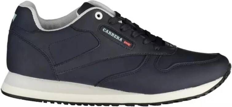 Carrera Blauwe Logo Sneaker met Contrasterende Details Blauw Heren