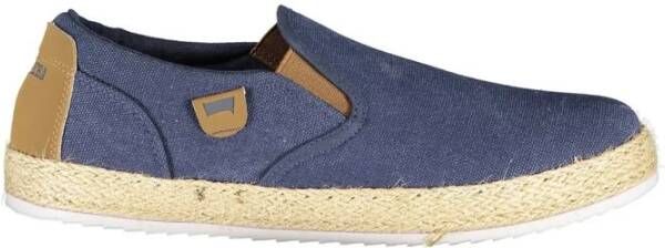 Carrera Blauwe Polyester Sneaker Contrastdetails Logo Blue Heren