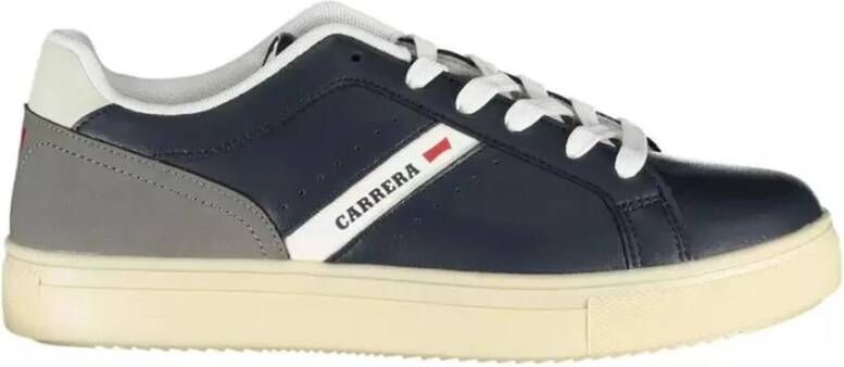 Carrera Blauwe Logo Sneaker met Contrasterende Details Blauw Heren