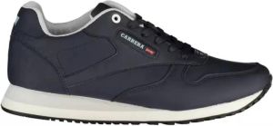 Carrera Blauwe Logo Sneaker met Contrasterende Details Blauw Heren